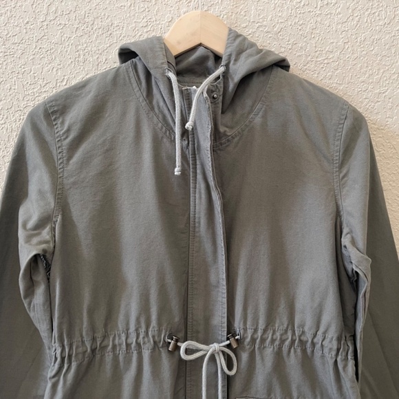 Marine Layer Elle Jacket Utility Hooded Cotton Military Outdoor Gorpcore Green S - Picture 7 of 13